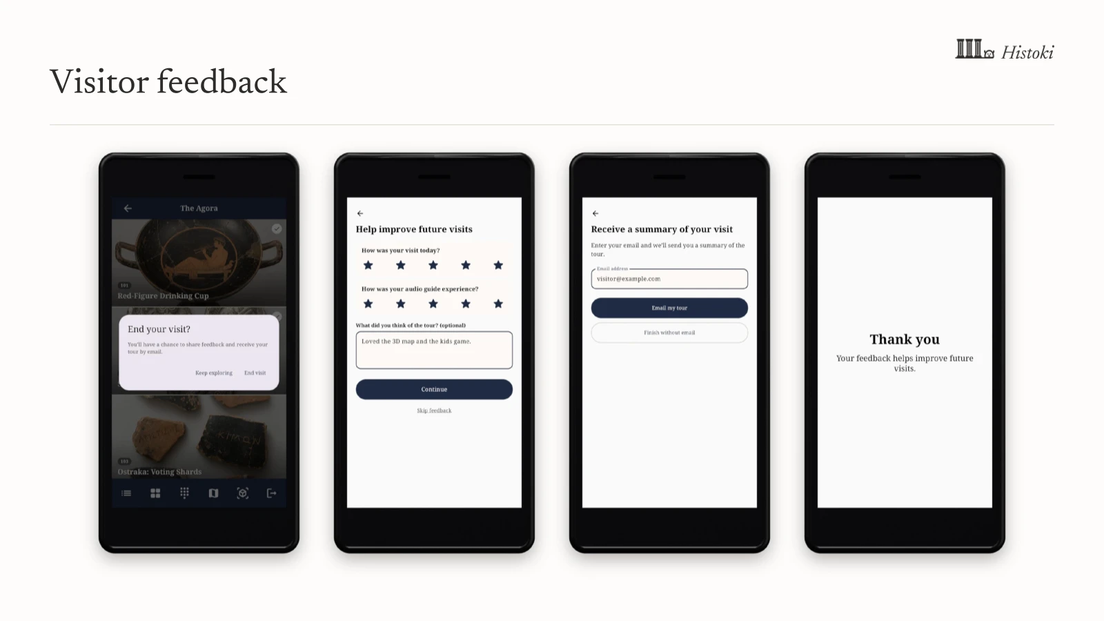 Visitor feedback